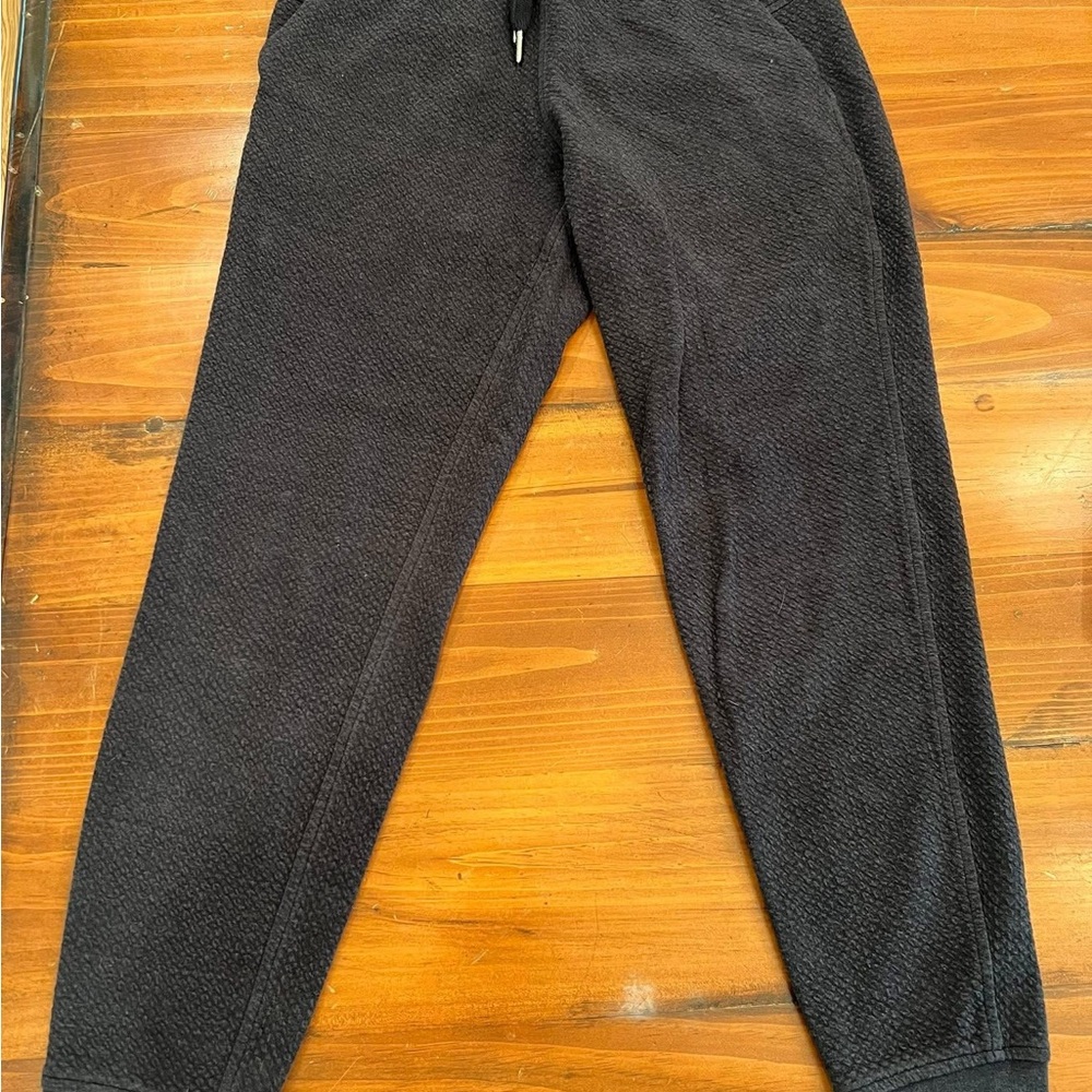 lululemon athletica Black Textured Joggers